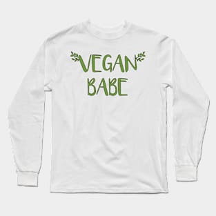 Vegan Babe Long Sleeve T-Shirt